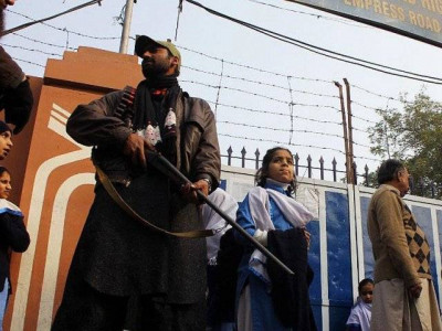 smgs for guards govt schools in rawalpindi scramble for funds