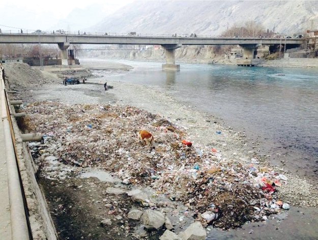 gilgit river water a reservoir of faecal content salmonella chemical waste photo nazakat ali