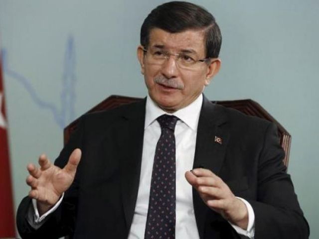 turkish prime minister ahmet davutoglu talks during an interview with reuters in istanbul turkey october 14 2015 photo reuters