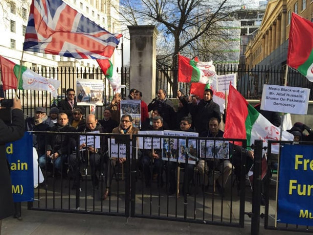 mqm 039 s demonstration outside 10 downing street in london on february 15 2016 photo mqm mqm 039 s demonstration outside 10 downing street in london on february 15 2016 photo mqm