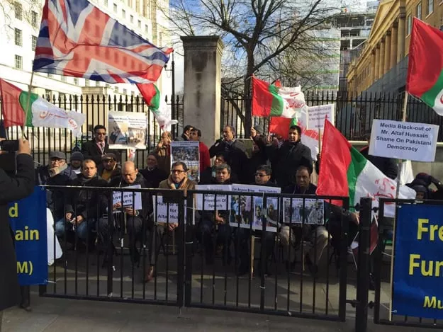 mqm 039 s demonstration outside 10 downing street in london on february 15 2016 photo mqm mqm 039 s demonstration outside 10 downing street in london on february 15 2016 photo mqm