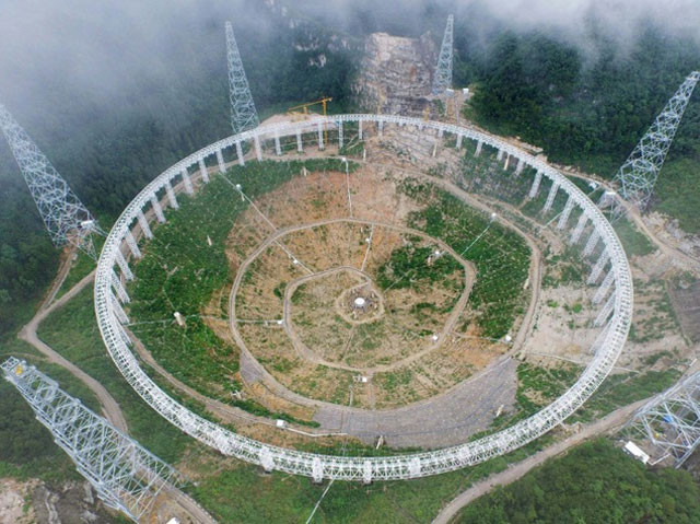 fast built at a cost of 1 2 billion yuan will dwarf the arecibo observatory in puerto rico as the world 039 s largest radio telescope which is some 300 metres in diameter photo courtesy daily mail fast built at a cost of 1 2 billion yuan will dwarf the arecibo observatory in puerto rico as the world 039 s largest radio telescope which is some 300 metres in diameter photo courtesy daily mail