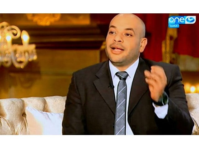 snapshot from al nahar tv of taymour el sobky snapshot from al nahar tv of taymour el sobky