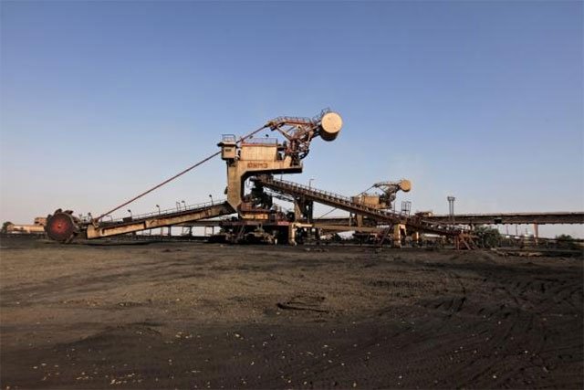 a universal machine made in the ussr stands in open ground near the conveyer belt at coal handling plant at the pakistan steel mills psm on the outskirts of karachi pakistan february 8 2016 photo reuters