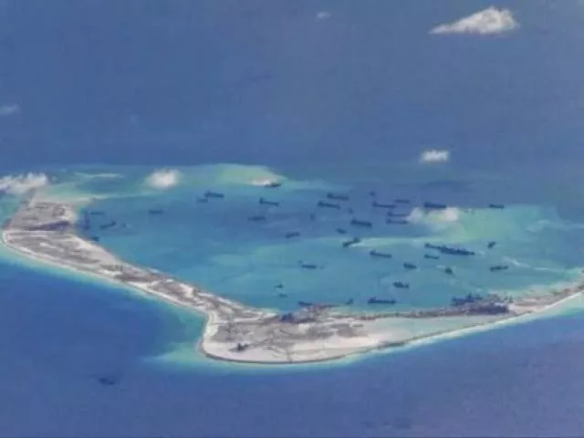 chinese dredging vessels are purportedly seen in the waters around mischief reef in the disputed spratly islands in the south china sea in this still image from video taken by a p 8a poseidon surveillance aircraft provided by the united states navy may 21 2015 photo reuters chinese dredging vessels are purportedly seen in the waters around mischief reef in the disputed spratly islands in the south china sea in this still image from video taken by a p 8a poseidon surveillance aircraft provided by the united states navy may 21 2015 photo reuters