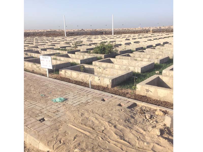 around 1 400 graves of various sizes have already been prepared at the cemetery photo express