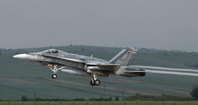 canadian air force jets have made their last strikes targeting an is quot fighting position in the vicinity of fallujah quot iraq a defense ministry statement said photo afp canadian air force jets have made their last strikes targeting an is quot fighting position in the vicinity of fallujah quot iraq a defense ministry statement said photo afp