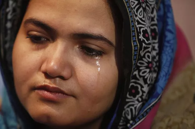 in this photo taken on jan 26 2016 kainaat soomro weeps during an interview with the associated press in karachi pakistan photo ap in this photo taken on jan 26 2016 kainaat soomro weeps during an interview with the associated press in karachi pakistan photo ap