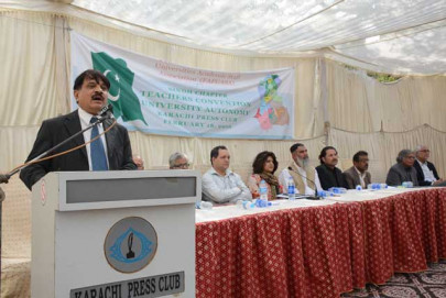 united we stand teachers civil society vow to fight for varsities autonomy