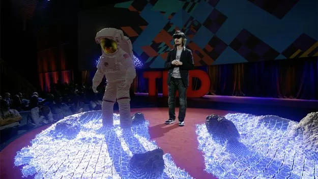 in this february 18 2016 handout photo provided by ted microsoft inventor alex kipman demonstrates hololens device at ted2016 dream at the convention center in vancouver photo afp in this february 18 2016 handout photo provided by ted microsoft inventor alex kipman demonstrates hololens device at ted2016 dream at the convention center in vancouver photo afp