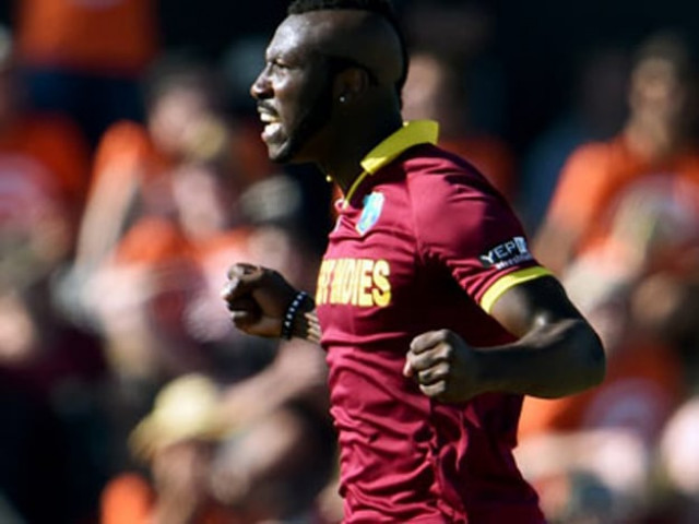 andre russell exults after a wicket photo afp andre russell exults after a wicket photo afp