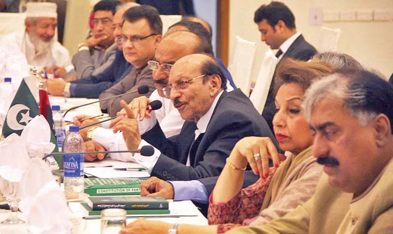 sindh cm qaim ali shah speaks at the all parties conference in karachi photo online