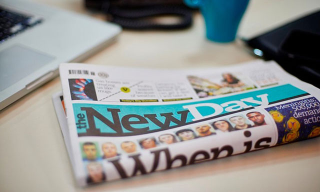 a dummy issue of the new day an upbeat optimistic impartial title photo trinity mirror