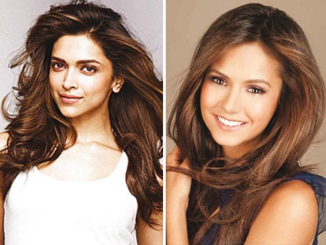 padukone met dobrev this week along with other cast members of the film photos file padukone met dobrev this week along with other cast members of the film photos file