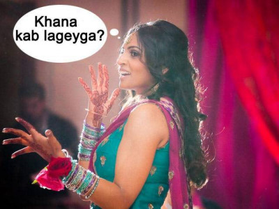 21 thoughts every girl who loves food goes through at a wedding