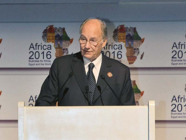 his highness the aga khan speaks at africa 2016 conference photo pr his highness the aga khan speaks at africa 2016 conference photo pr