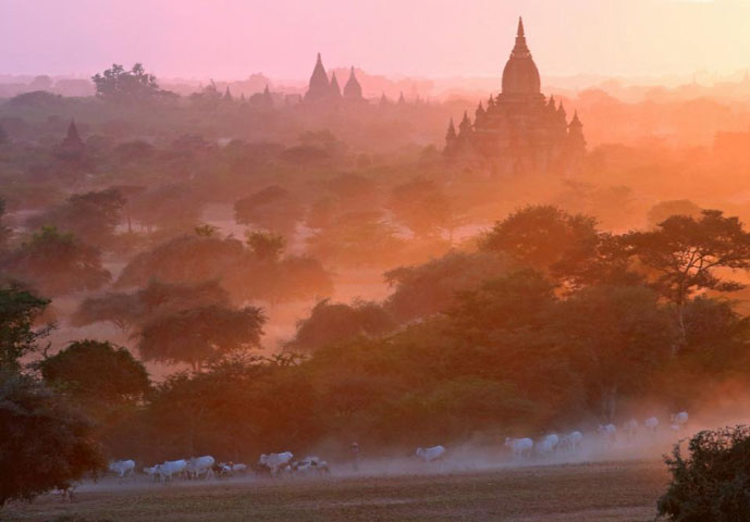 built between the 10th and 14th centuries as part of a powerful early kingdom bagan 039 s temples are deeply revered in the buddhist majority myanmar and are also one of the country 039 s most popular tourist destinations photo afp