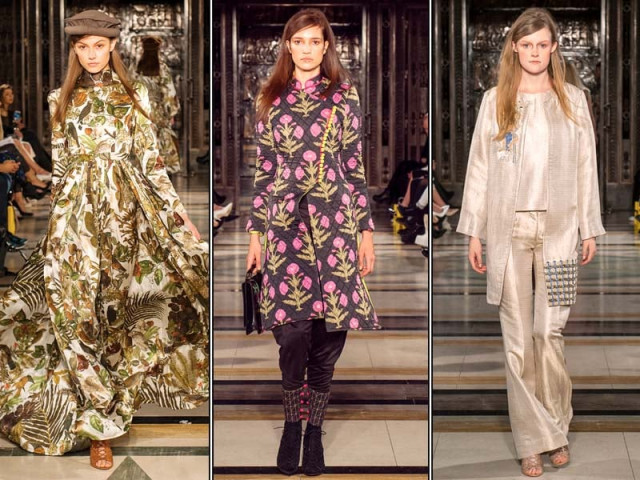 pakistani designers impress at the prestigious london fashion week pakistani designers impress at the prestigious london fashion week