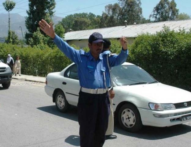 a file photo of a traffic warden photo inp file