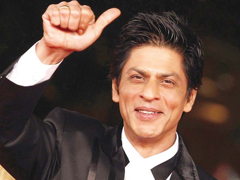 shah rukh is playing the role of a film enthusiast obsessed with a reigning superstar in fan photo file