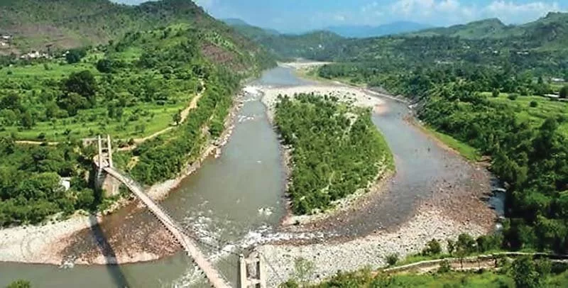 a view of the beautiful poonch river in kashmir photo file a view of the beautiful poonch river in kashmir photo file