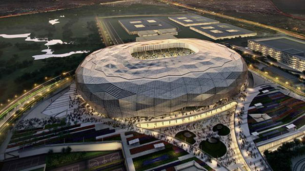 an artist s impression of the qatar foundation stadium photo afp