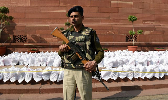 an indian central reserve police force crpf soldier stands guard over railway budget documents at parliament house in new delhi on february 25 2016 ahead of the release of the railways budget by railways minister suresh prabhu photo afp an indian central reserve police force crpf soldier stands guard over railway budget documents at parliament house in new delhi on february 25 2016 ahead of the release of the railways budget by railways minister suresh prabhu photo afp