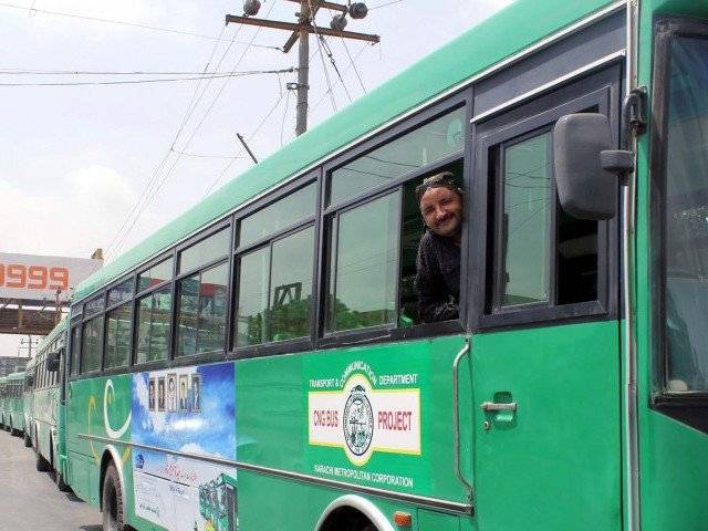 karachi s green line bus service to start from october umar