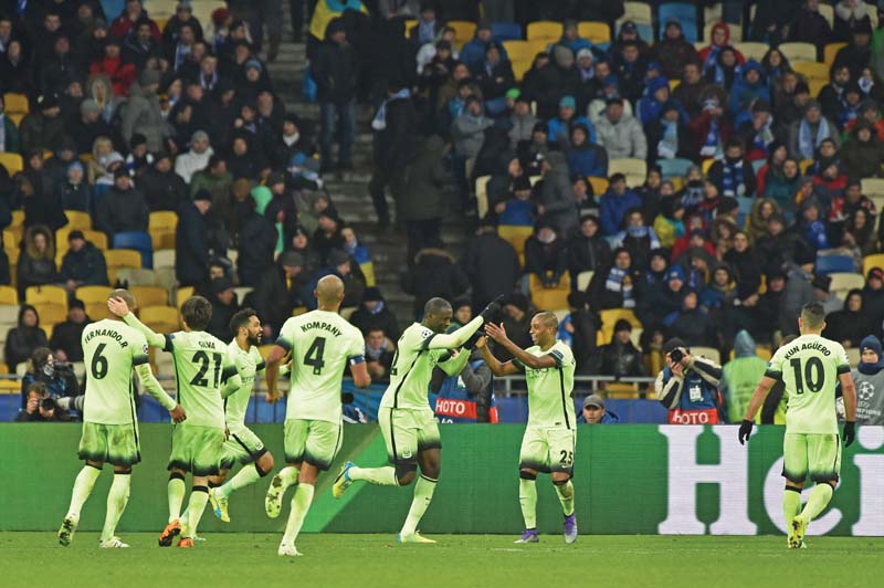 three away goals give city a strong advantage over kiev in the return leg and should be enough to see sky blues qualify for the champions league quarter finals for the first time in their history photo afp