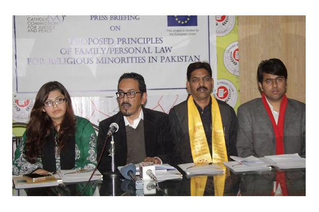 members of ccjp addressing a press conference photo nni