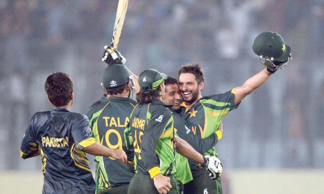 afridi s heroics against india in the last asia cup saw them defeat their neighbours in a nail biter of a match but sharma believes the past will have no relevance in the outcome of this match photo afp afridi s heroics against india in the last asia cup saw them defeat their neighbours in a nail biter of a match but sharma believes the past will have no relevance in the outcome of this match photo afp