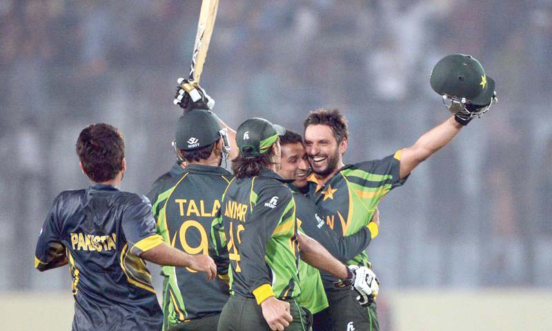 afridi s heroics against india in the last asia cup saw them defeat their neighbours in a nail biter of a match but sharma believes the past will have no relevance in the outcome of this match photo afp