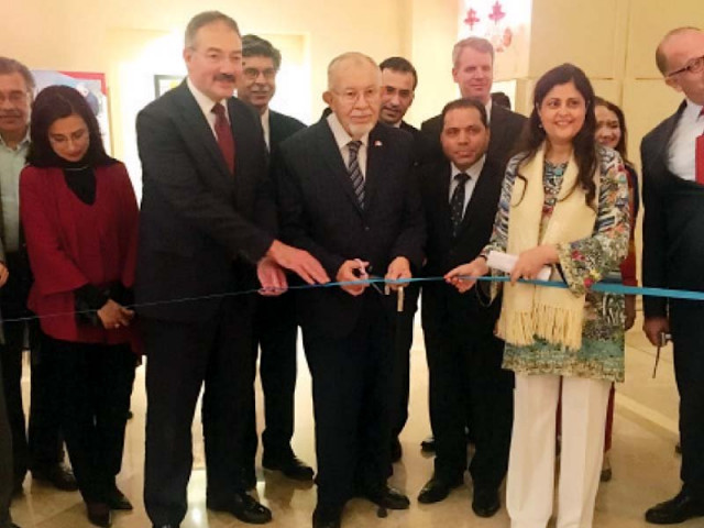 the exhibit aims to showcase the cultural and visual similarities between both countries photos hafsah sarfraz express the exhibit aims to showcase the cultural and visual similarities between both countries photos hafsah sarfraz express