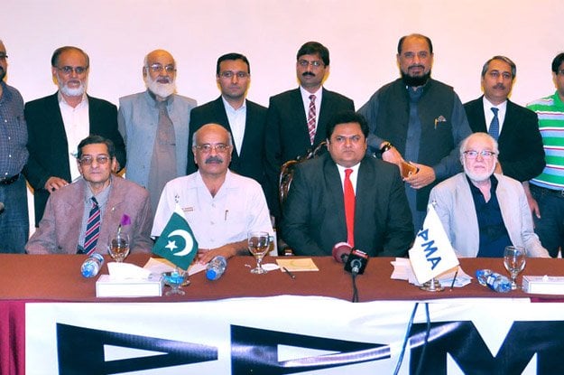 ppma central chairman hamid raza addressing a press conference photo nni