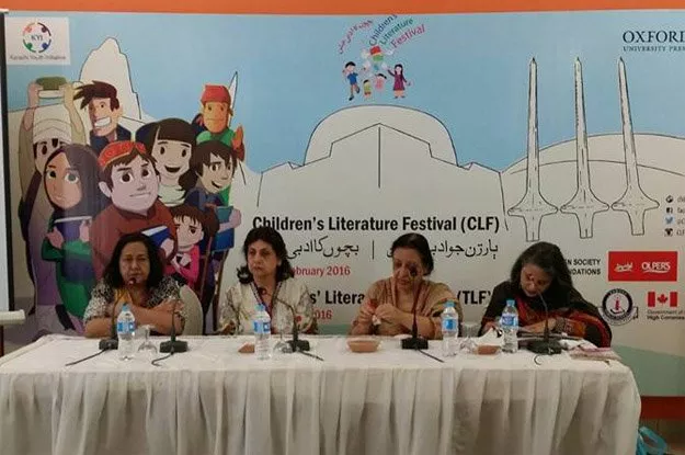 khursheed hyder moderated the session 039 bringing our precious heritage to our children 039 with ameena saiyid fahmida riaz and sarwat mohiuddin as speakers photo fb com oupp khursheed hyder moderated the session 039 bringing our precious heritage to our children 039 with ameena saiyid fahmida riaz and sarwat mohiuddin as speakers photo fb com oupp