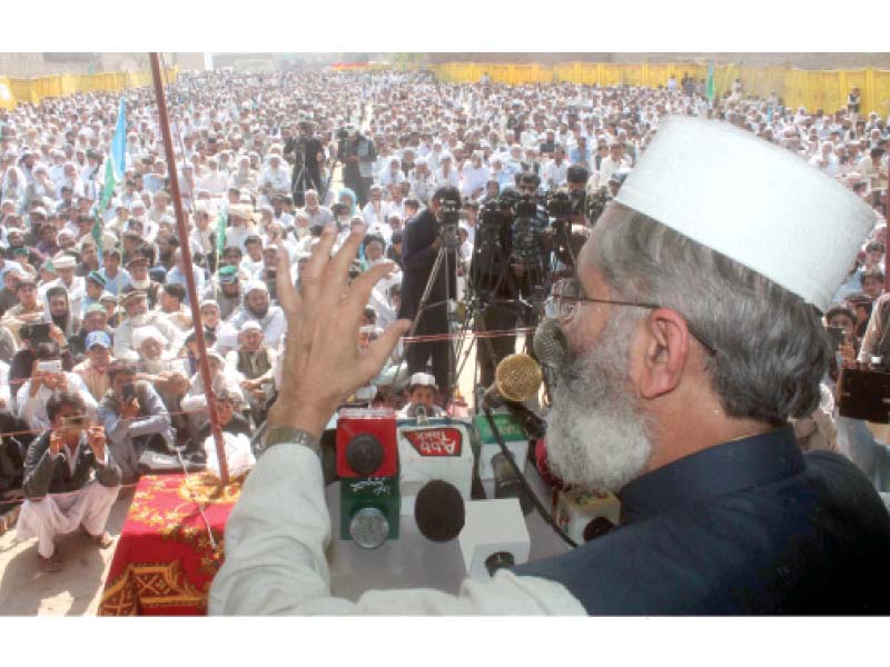 ji chief addresses a gathering in karak photo express
