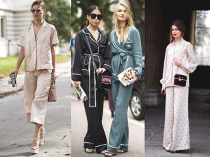 Pijamas @stylesightworldwilde  Pyjama trend, Milan fashion week