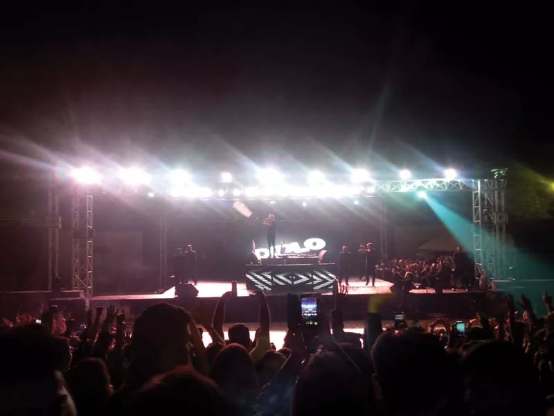 headliner played an energetic eclectic set headliner played an energetic eclectic set
