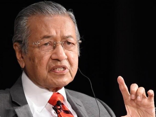 former malaysian prime minister dr mahatir muhammad photo afp