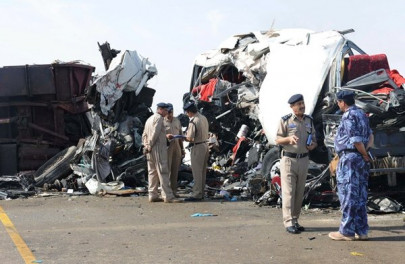 two pakistanis among 18 dead in oman bus accident