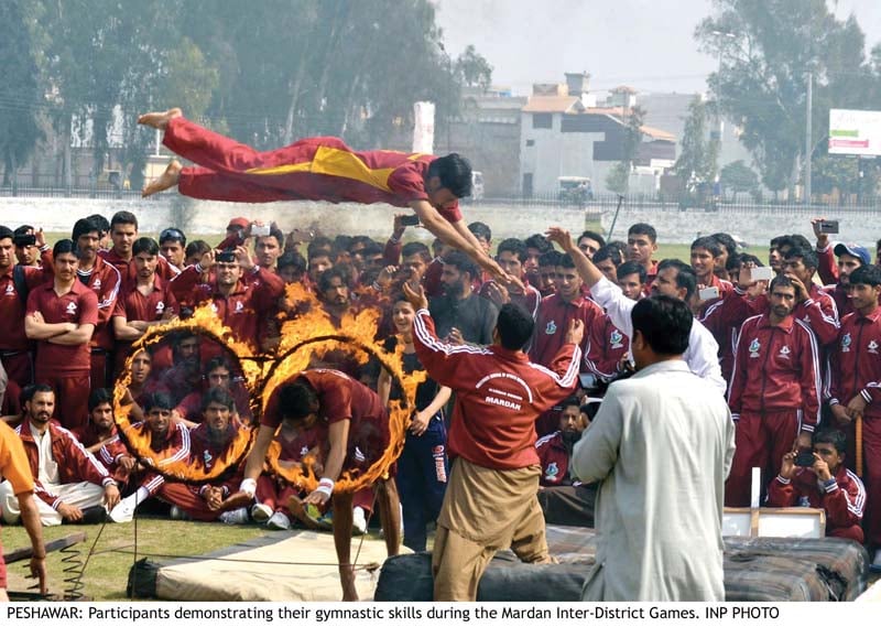 a fiery performance at the games photo inp