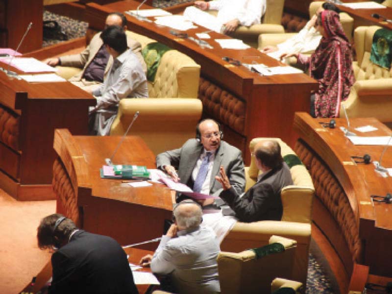 the muttahida qaumi movement moved a bill on tuesday to restore the karachi building control authority and put it under the control of the mayor of kmc the assembly rejected the bill photo online