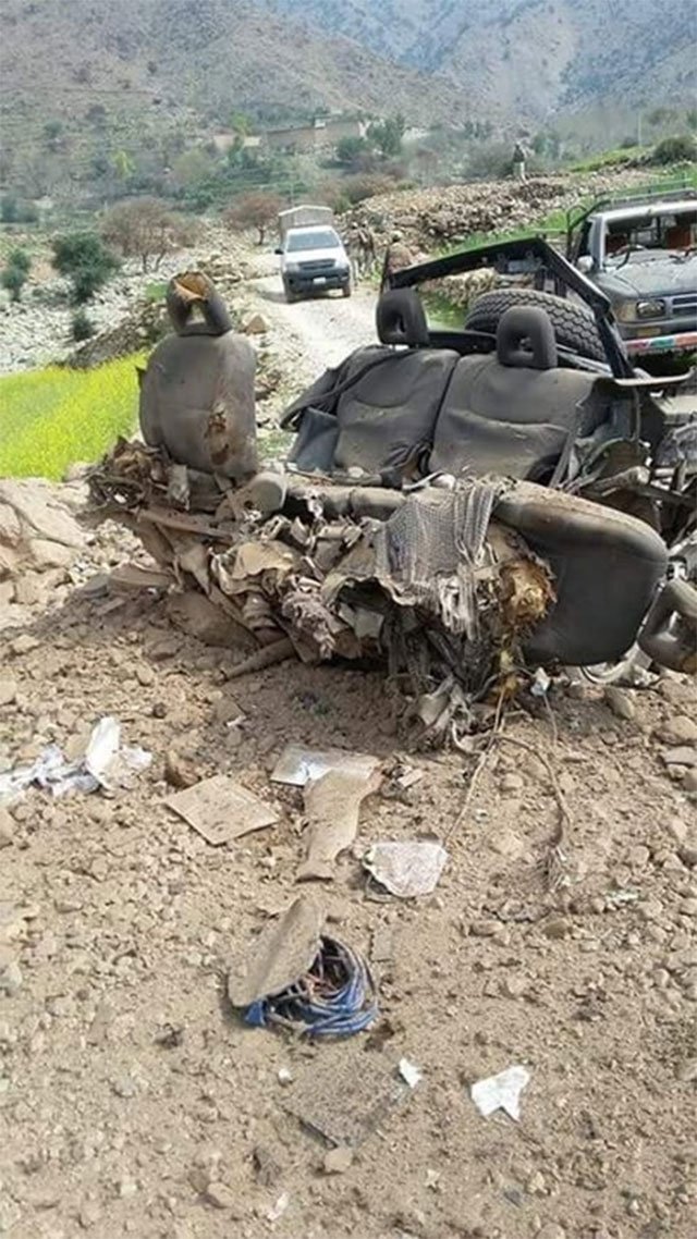 four others injured when their jeep hit an improvised explosive device photo express