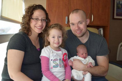 twice lucky michigan family welcomes second leap year daughter