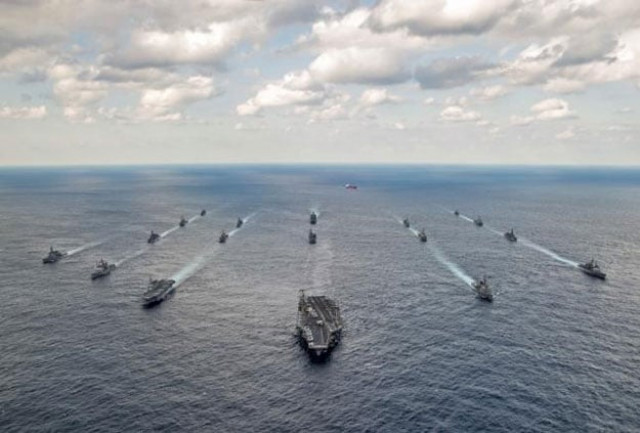 us navy and japan maritime self defense force ships steam in formation during their military manoeuvre exercise known as keen sword 15 in the sea south of japan in this november 19 2014 handout provided by the us navy photo reuters us navy and japan maritime self defense force ships steam in formation during their military manoeuvre exercise known as keen sword 15 in the sea south of japan in this november 19 2014 handout provided by the us navy photo reuters