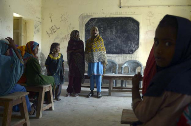 a file photo of a state run school in sindh photo afp a file photo of a state run school in sindh photo afp