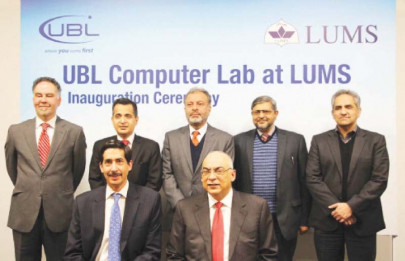 corporate social responsibility ubl sponsors computer lab at lums