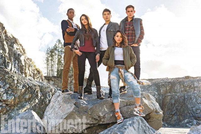 he film will introduce a new version of the classic line up of five alien blasting teens photo publcity he film will introduce a new version of the classic line up of five alien blasting teens photo publcity