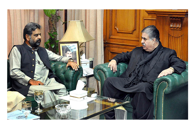 federal minister for food security and research malik sikandar hayat bosan called on cm balochistan photo app
