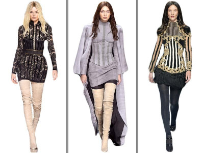 hair swap balmain runway at paris fashion week 2016 hair swap balmain runway at paris fashion week 2016